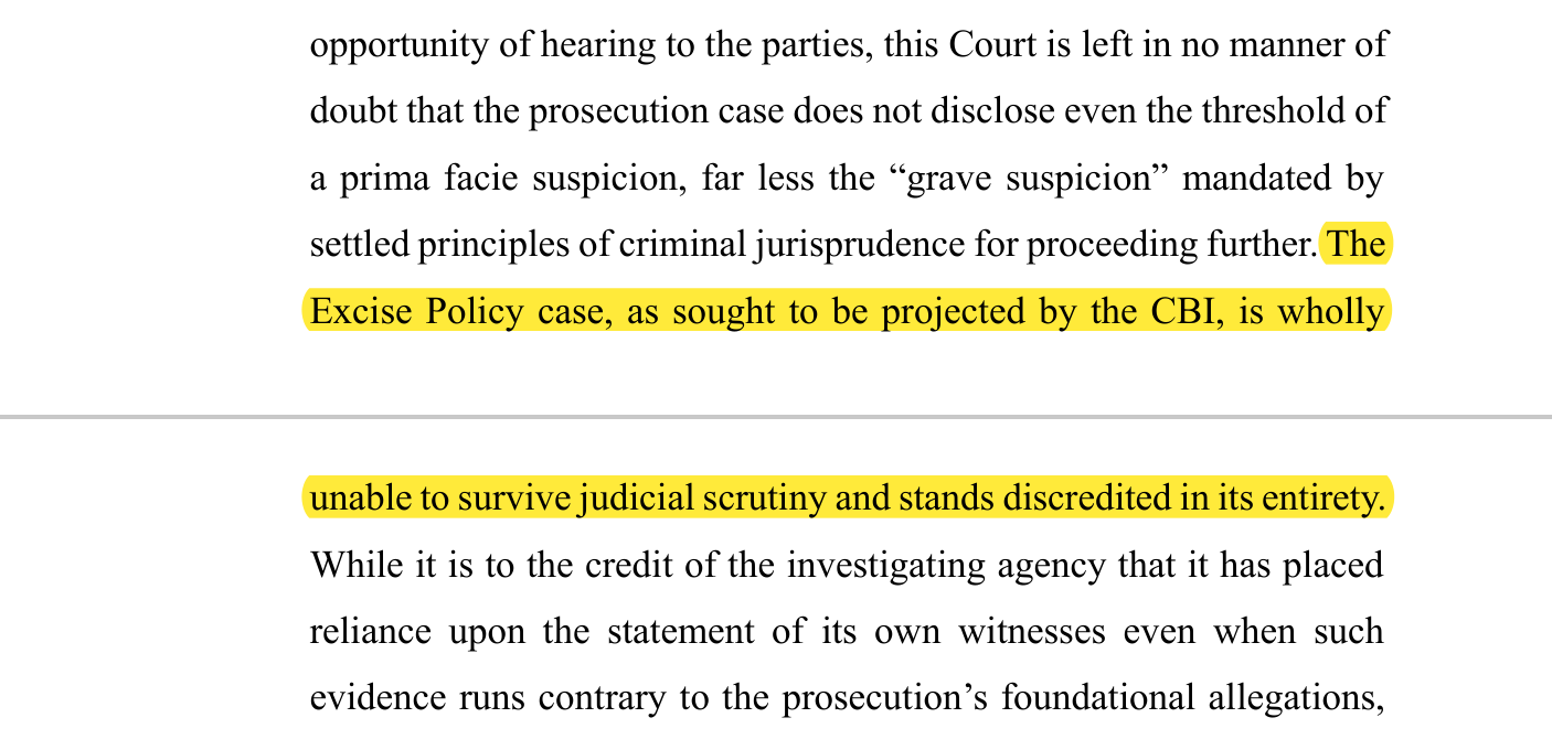 Highlighted excerpt from judgment - Paragraph 1077