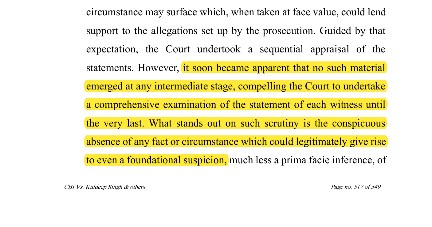 Highlighted excerpt from judgment - Paragraph 1067